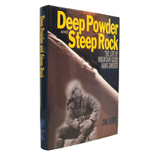 Deep Powder Steep Rock Hans Gmoser Mountain Climbing Climber Biography Used Book