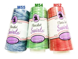 Hilo de cono giratorio Maxi-Lock® - TEXTO 27 hilos 3.000 yardas 18 colores stock - Imagen 1 de 20