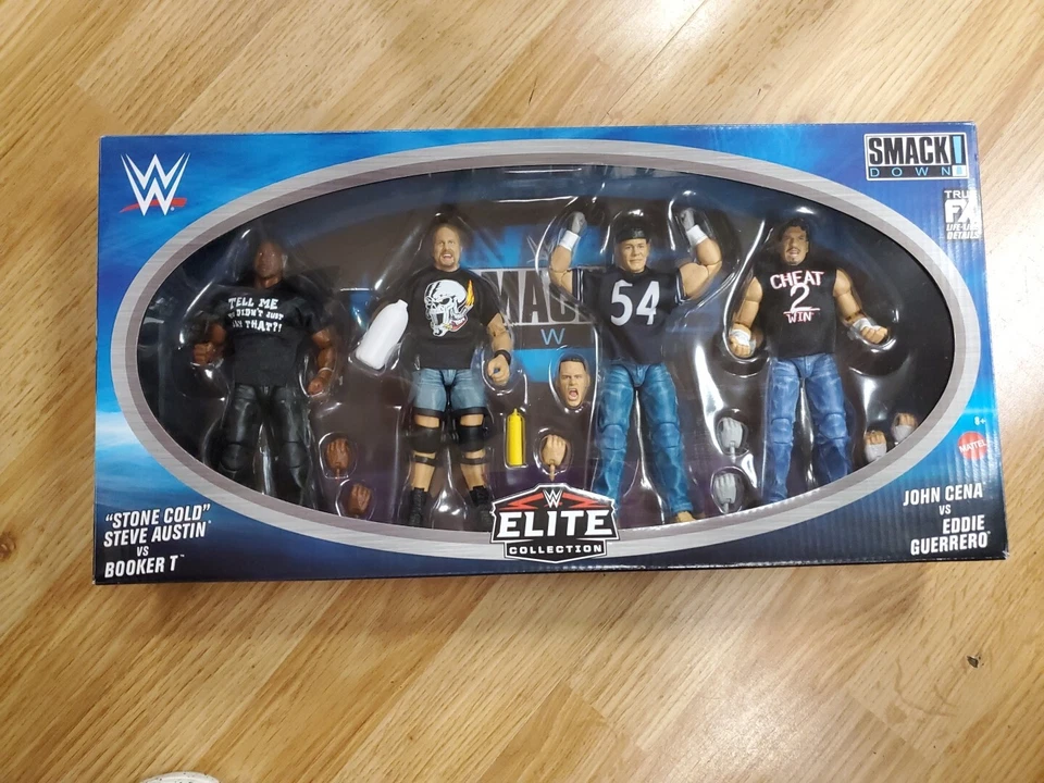 WWE Elite Collection Smack Down Action Figures 4 Pack 2024 Mattel HYL69