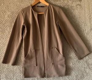 Boohoo Jacket size S/M End To End Brown - Picture 1 of 13