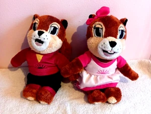 Shorefields Holidays Red Squirrels Cybil & Cyril Soft Toy Plush Mascots Keel - Picture 1 of 3