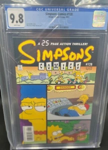 CGC 9.8 Simpsons Comics #128 Matt Gröning Bongo Comics 2007 - Bild 1 von 2