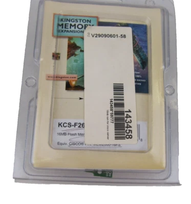 KINGSTON CISCO Router Memory 16MB Flash Module for 2600 series routers RETRO - Image 1 of 4