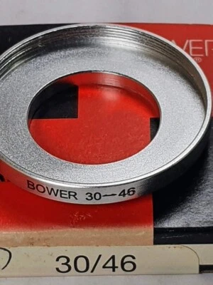 30-46mm Metal Step Up Lens Filter Converter Adapter Ring 30mm-46mm  30-46 Bower - Image 1 of 4
