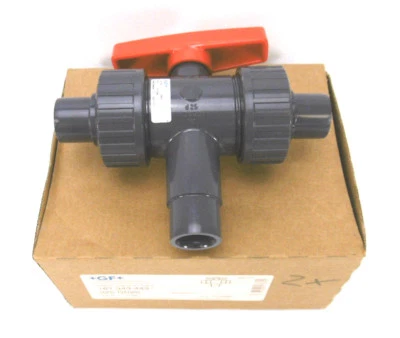 +GF+ Georg Fischer Dreiwege Kugelhahn | 161.343.443 | DN20 | EPDM d25 | 3/4" - Bild 1 von 4