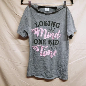 Delta Pro Weight Womens Size S Small Gray Funny Graphic Print T-Shirt - Picture 1 of 16