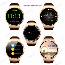 Bluetooth Smartwatch SIM GSM Handy Uhr SIM GSM Fitness Tracker Männer Frauen DE