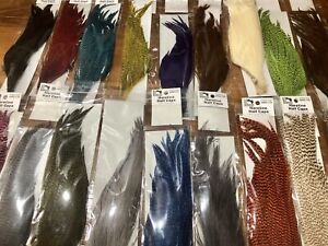 HARELINE HALF CAPE. U PICK - ALL COLORS. FLY TYING. FEATHER, ROOSTER, CRAFTS