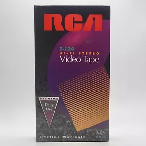 Sealed RCA T-120 6hr VHS Tape Daily Use - Picture 1 of 4