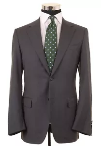 Current Model - Canali 1934 Gray Wool Thin Micro Striped Sport Coat Jacket 40 R - Picture 1 of 7