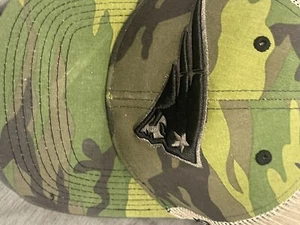 ‘47 NFL New England Patriots MVP Branson Camo Meshback Trucker Snapback Hat - Picture 1 of 4