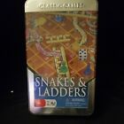 Snakes & Ladders Game 12X12 Inch Full Board Metal Box Cardinal Industries Sealed