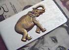 Vintage Style Elephant Men's Fabulous Money Clip IN Solid 925 Sterling Silver