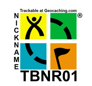 Autoaufkleber - Groundspeak retro Logo mit Nickname Geocaching trackbar - Bild 1 von 2