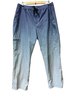 Figs Technical Collection Xl/S Ombre Blue/Gray Drawstring Scrubs Pants - Picture 1 of 13