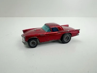 1983 Hot Wheels Real Riders '57 Ford T-Bird Red Gray Hub Goodyear Rubber - Image 1 of 4