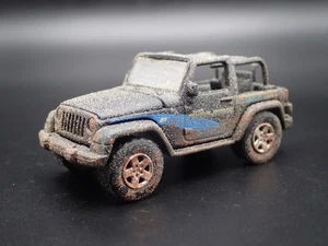 2012 12 JEEP WRANGLER GENEVA IL POLICE DEPT MUDDY 1/64 SCALE DIECAST MODEL CAR - Picture 1 of 7