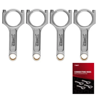 Racing Connecting Rods Set for Acura TSX K24A2 2.4L 2004-2008 152mm I-Beam - Image 1 of 4