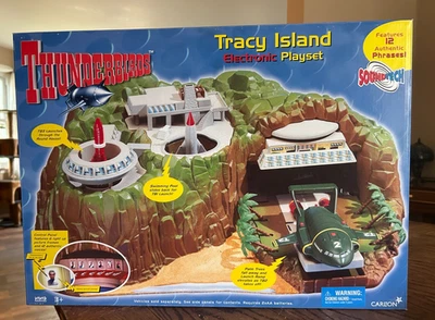 THUNDERBIRDS TRACY ISLAND ELECTRONIC PLAYSET BRAND NEW IN BOX sound tech vivid - Image 1 of 3
