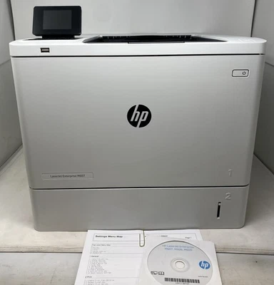 HP TROY M607 MICR with Locking Tray Laserjet Enterprise Printer EXCELLENT COND. - Image 1 of 4