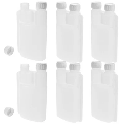  6pcs Reusable 8.5oz Plastic Liquor Flasks with Built-in 0.5oz Dispenser for - Image 1 of 4