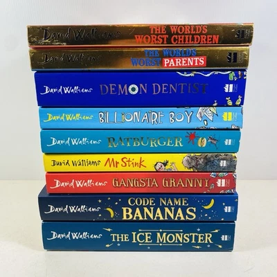 9 Lot David Walliams- Ratburger, Mr Stink, Billionaire Boy, Demon Dentist,+5 - image 1 of 4