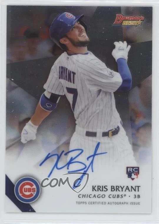 2015 Bowman's Best Best of 2015 Auto Kris Bryant #B15-KB Rookie Auto RC - Image 1 of 2