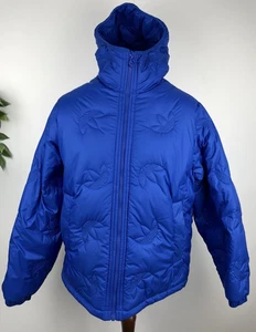 Adidas Originals Trefoil Repeat Hooded Oversized Puffer Jacket Size Large - Bild 1 von 7