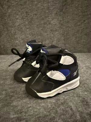 Zapato Reebok Shaq Attaq 4 1996 niño pequeño talla 2 vintage Foto 1 de 4