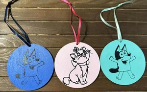 Bluey and Marie Ornaments - Picture 1 of 7
