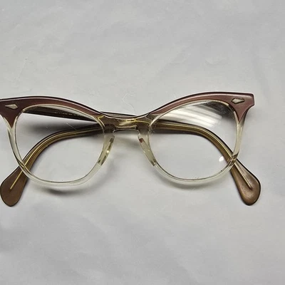 Monturas de gafas retro vintage American Optical AO de dos tonos solamente Foto 1 de 4