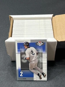 2003 Fleer Box Score Baseball Complete Base Set (1-100) w/o SP's - Picture 1 of 4