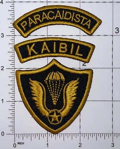Guatemala KAIBIL Special Forces Paracaidista Patch Iron-On Repro New A276 - Picture 1 of 2