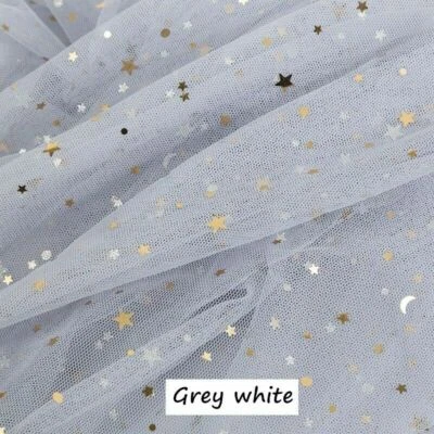 2M Mesh Sequin Fabric Tulle Shiny DIY Tutu Dress Clothing Crafts Home Decor Pink - Image 1 of 4