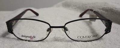 COVERGIRL CG0450 002 МАТОВЫЙ ЧЕРНЫЙ 54-17-140 НОВЫЙ С ЯРЛЫКАМИ ОПТИЧЕСКАЯ РАМКА #104 - Изображение 1 из 4
