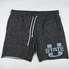 Utah State Aggies Cut Off Sweat Shorts NCAA Men's Size XL