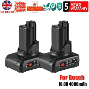 2X Batería Bosch Actualizada 4000mAh 10.8V 12V 1600Z0002Y GSR GSB GBA BAT411 BAT420 - Imagen 1 de 12