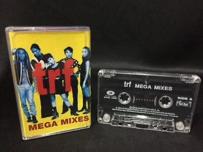 TRF Mega Mixes Cassette Tape (Avex Trax 1996) J-Pop Remix Ablum - Image 1 of 3