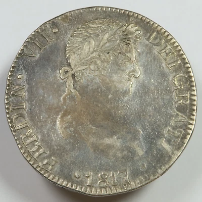 1817 Zs MEXICO - Silver 8 Reales 8R Coin #48869 - Image 1 of 2