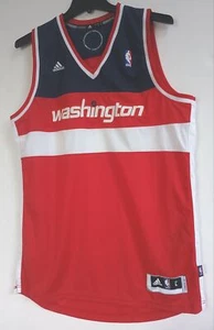 CAMISETA GRANDE ADIDAS WASHINGTON WIZARDS SWINGMAN ROJA DEL EQUIPO EN BLANCO - Imagen 1 de 7
