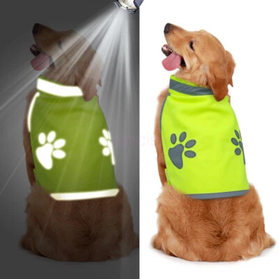 Reflective Dog Safety Vest Hi Vis Pet Puppy Hunting Training Life Clothes Coat - Image 1 of 4