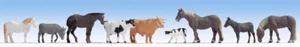 36713 Noch Scale N 1:160 Package With 9 Animals For Fattoria - Picture 1 of 1