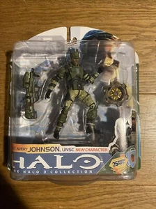 Halo 3 Serie 5 - Sgt. Avery Johnson Unsc - Modellino Mcfarlane Toys - Foto 1 di 3