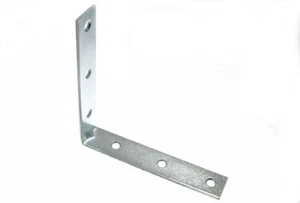 Angolo Staffa / Supporto In Acciaio BZP 125Mm (5 Pollici) | Onestopdiy Nuovo - Foto 1 di 1