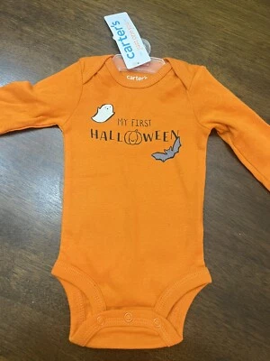 Body Baby Carters My First Halloween recién nacido nuevo con etiquetas Foto 1 de 2