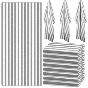 Preboun 12 Striped Beach Towels 41 x 78'' - Picture 1 of 1
