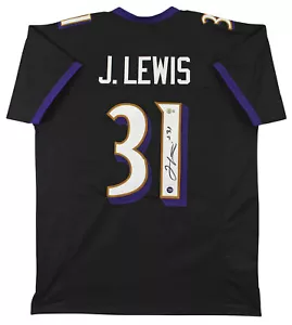 Jamal Lewis Authentic Signed Black Pro Style Jersey Autographed BAS Witnessed - Picture 1 of 3