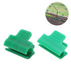 100Pcs Greenhouse Clamps Film Row Cover Netting Tunnel Hoop Clip Frame Net