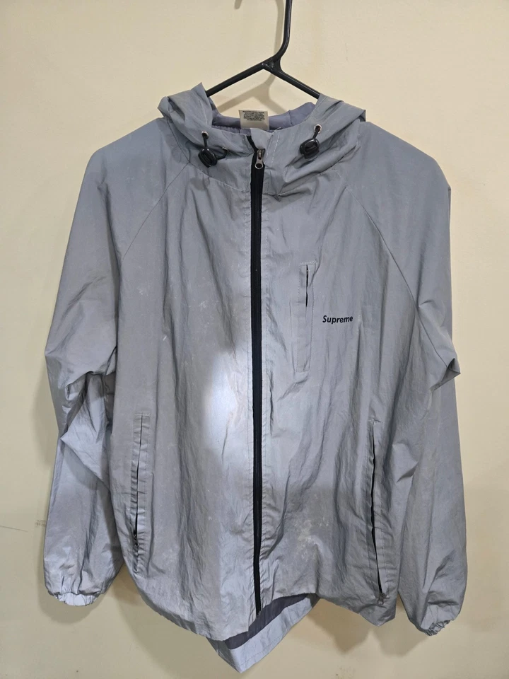 Supreme Reflective Track Jacket - Mens Size XL - Used - Good - Image 1 of 4