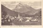 Ancienes Ak ,Scharnitz En Tyrol Avec Le Haute Gleisch Église Berge